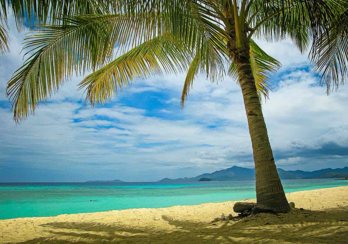 La plage de Malcapuya Island, au sud de Coron. Photo : Ray in Manila / CC BY 2.0 via Wikimedia Commons