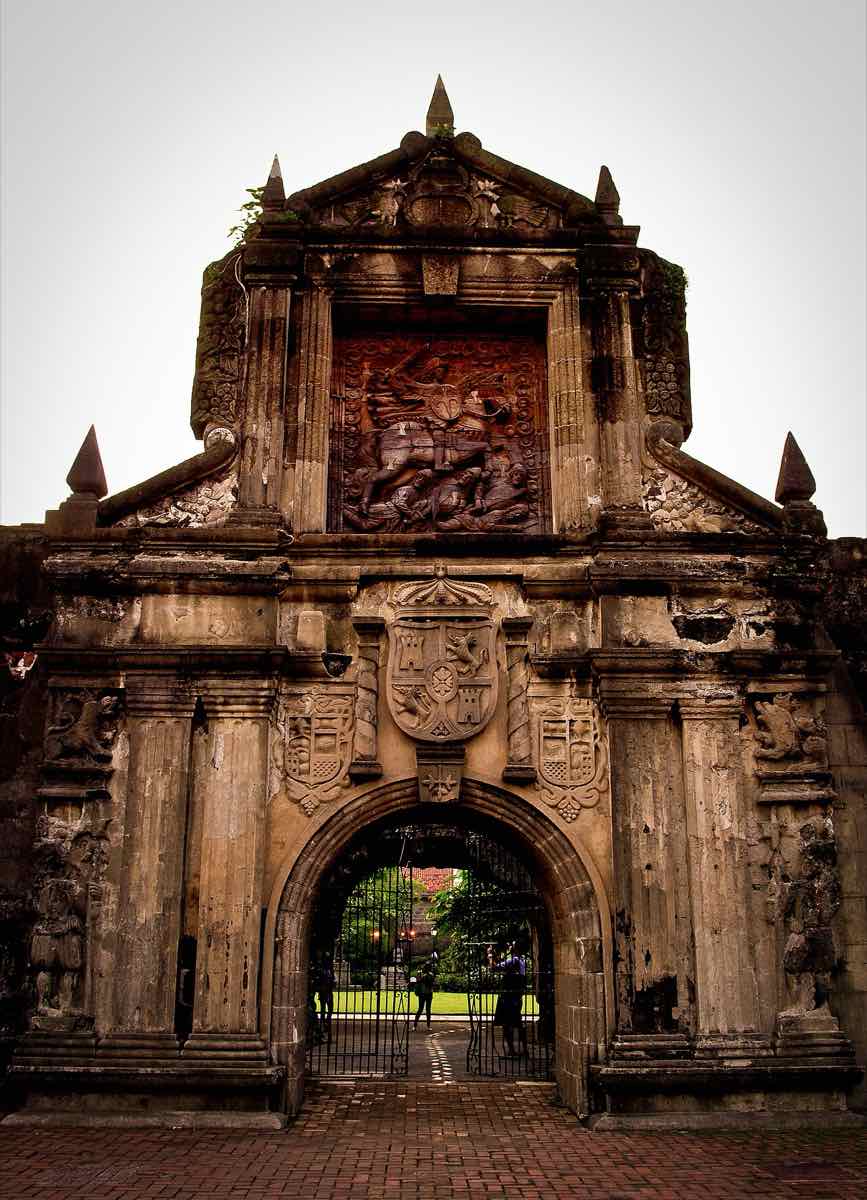 Porte principale de Fort Santiago a Intramuros, Manille